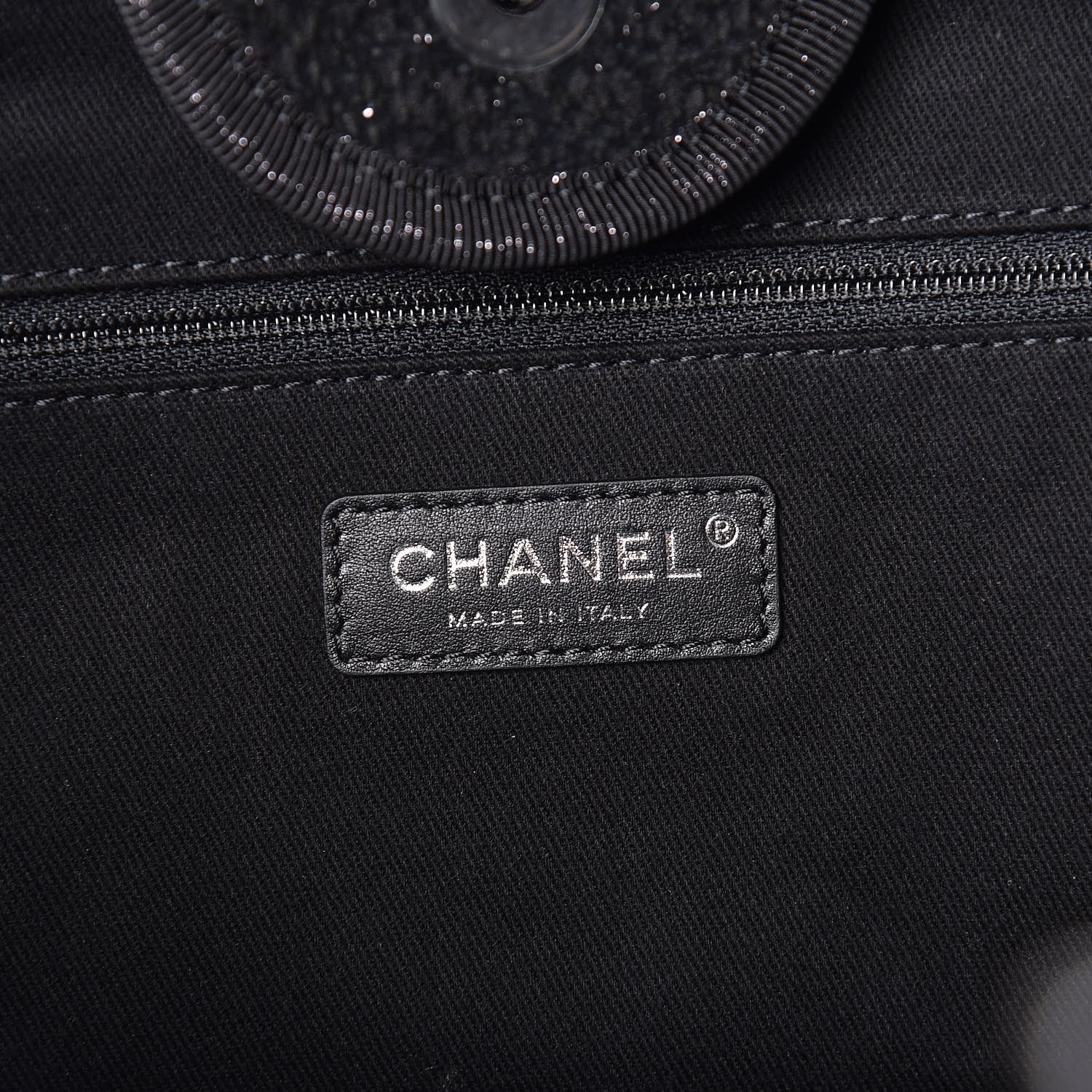 Chanel Lurex Boucle Medium Deauville Tote Black 8 of 9