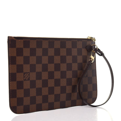 Louis Vuitton Damier Ebene Neverfull MM GM Pochette 3 of 10