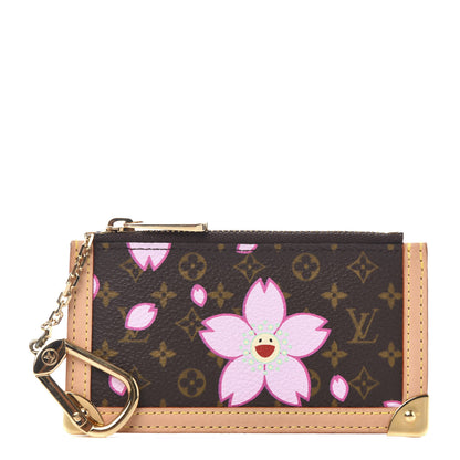 Louis Vuitton Monogram Cherry Blossom Key Pouch Brown 1 of 7