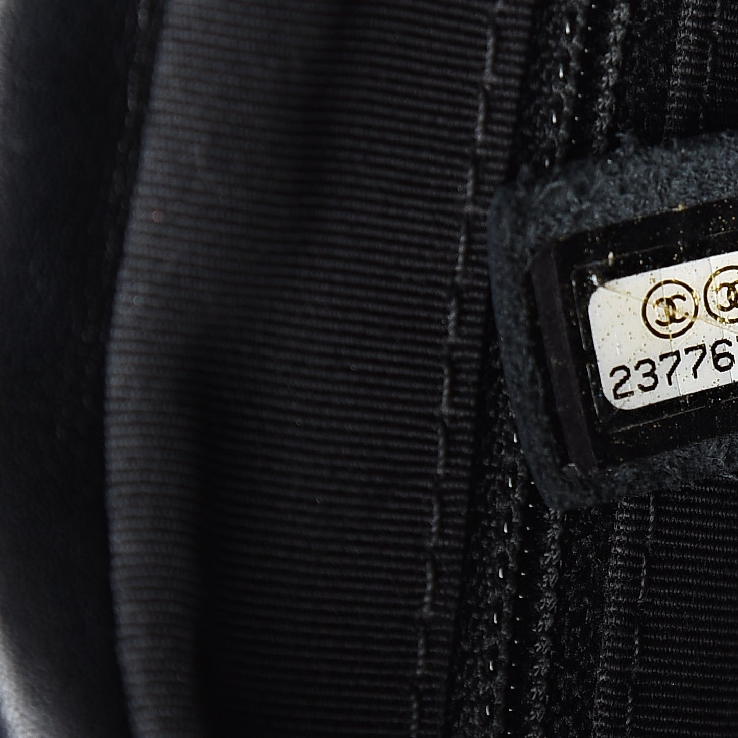 Calfskin Chevron Quilted Large Urban Spirit Backpack Black