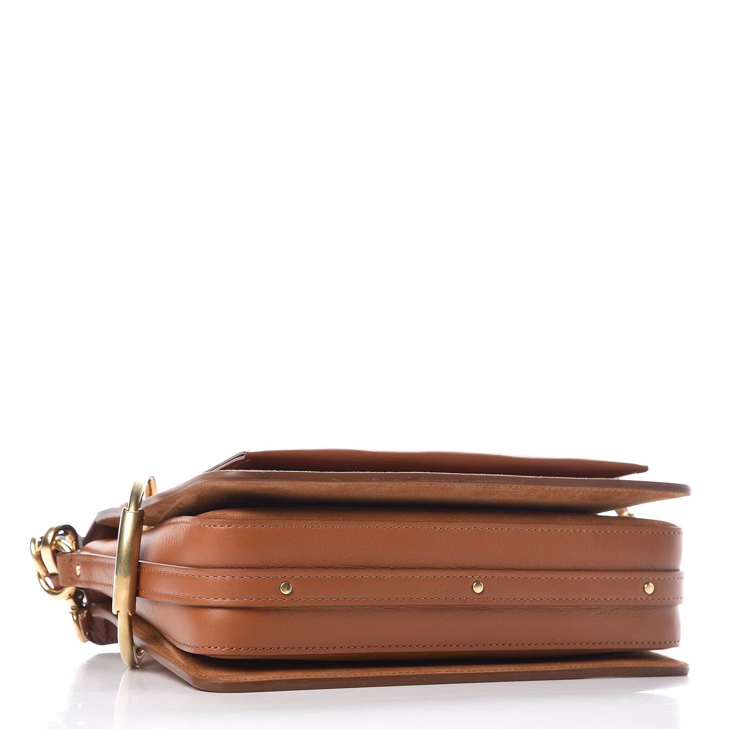 Chloe Calfskin Suede Small Roy Bag Caramel 5 of 10