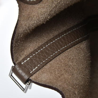 Hermes Taurillon Clemence Picotin Lock 18 PM Etoupe 7 of 8