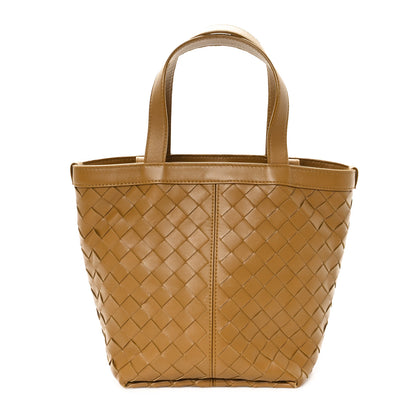 Bottega Veneta Nappa Intrecciato Small Flip Flap Tote Acorn Brass 1 of 8