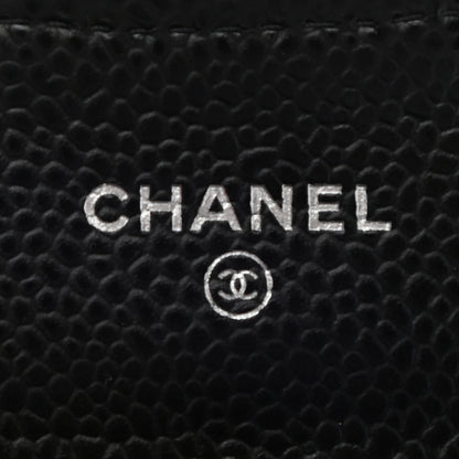 Chanel Caviar Quilted Flap Card Holder Black 6 of 8
