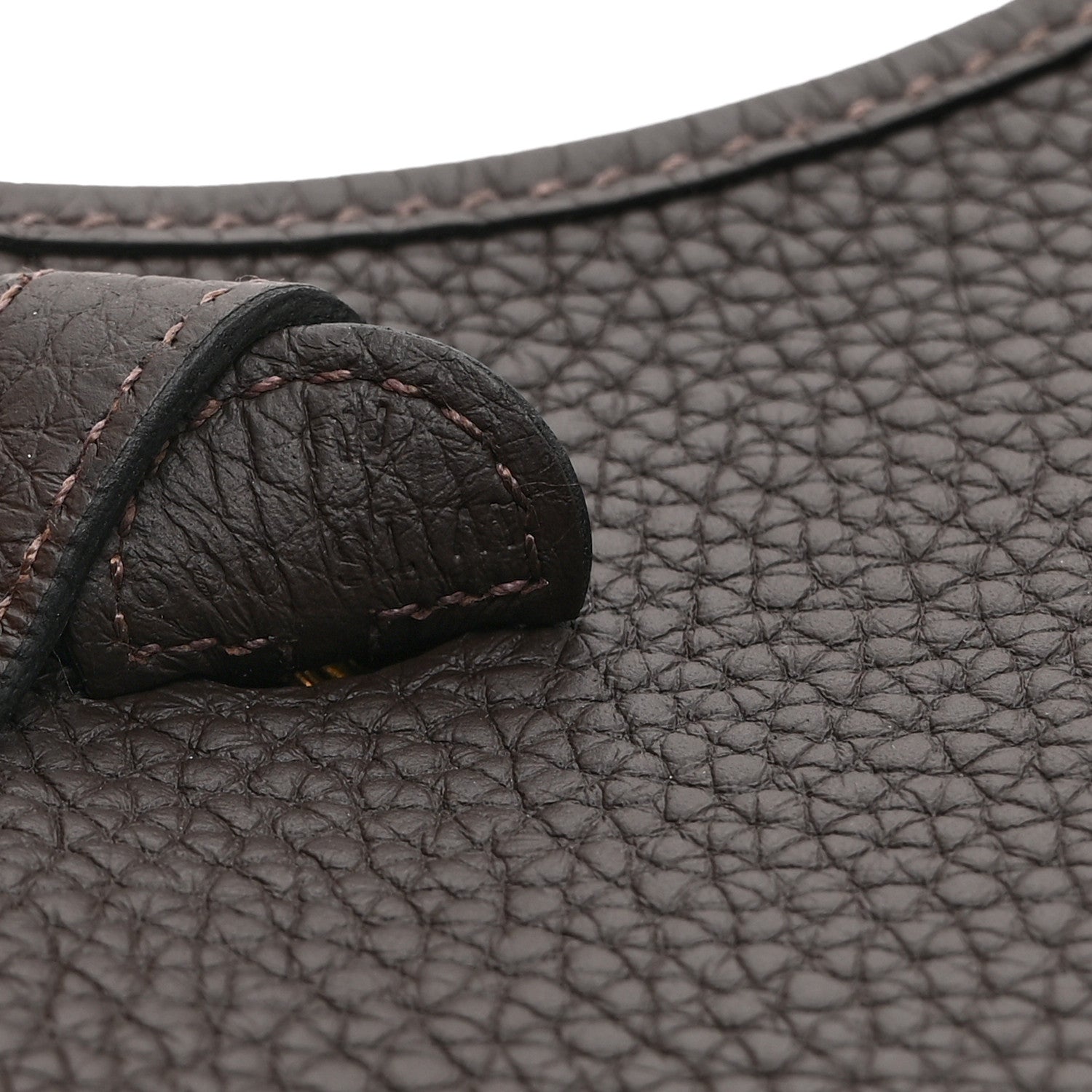 Hermes Taurillon Clemence Evelyne TPM Chocolate 7 of 11