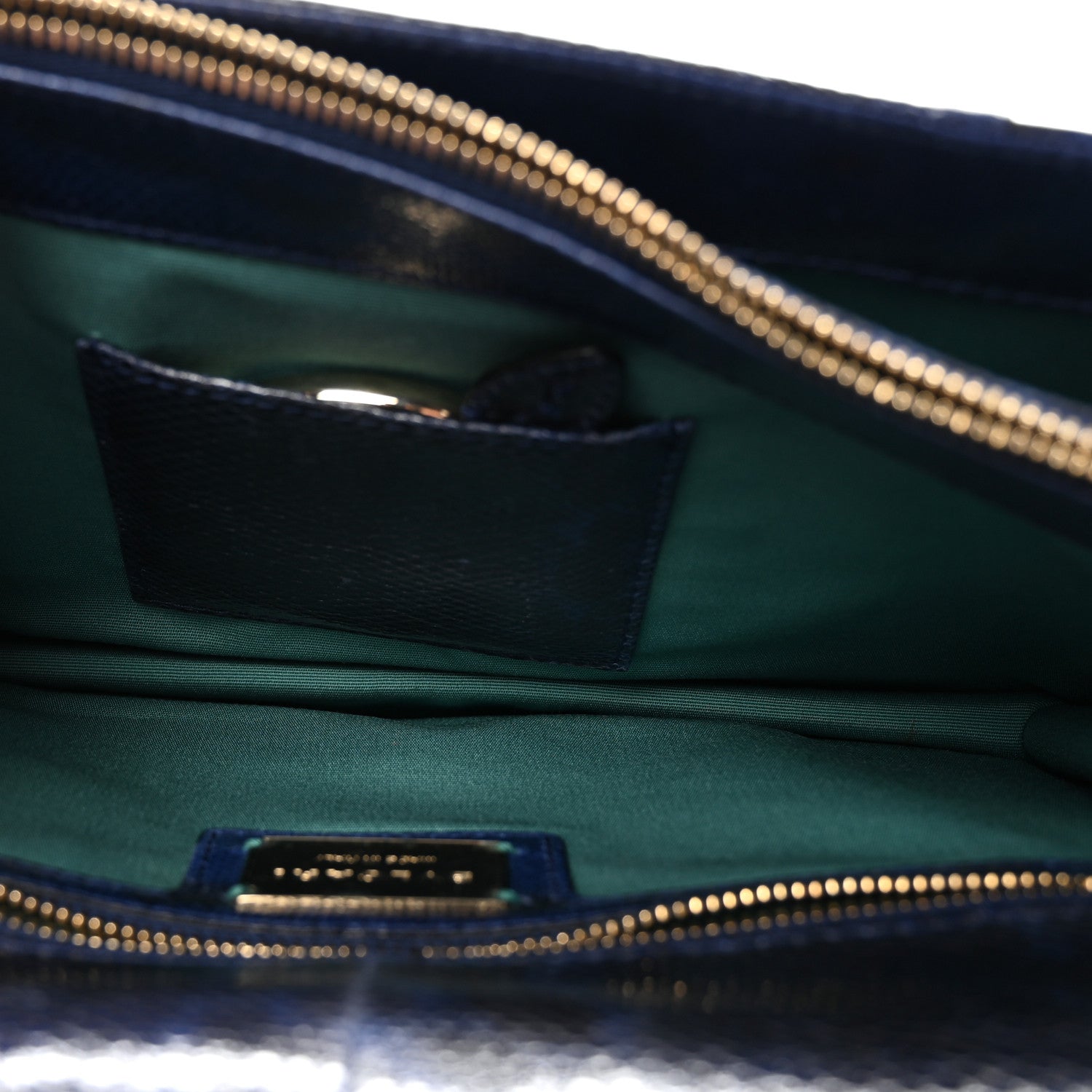 Bulgari Karung Serpenti Forever Crossbody Dark Blue 5 of 9