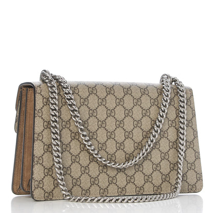 Gucci GG Supreme Monogram Small Dionysus Shoulder Bag Taupe 4 of 9