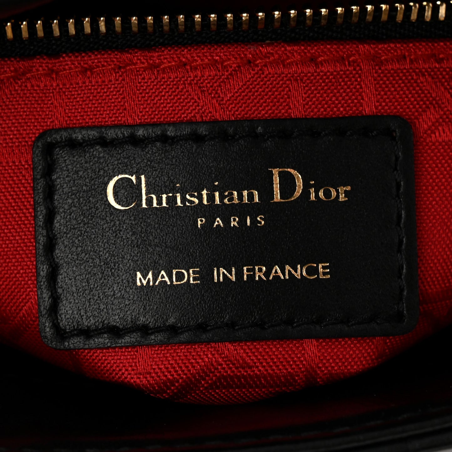 Lambskin Cannage Mini Lady Dior Black