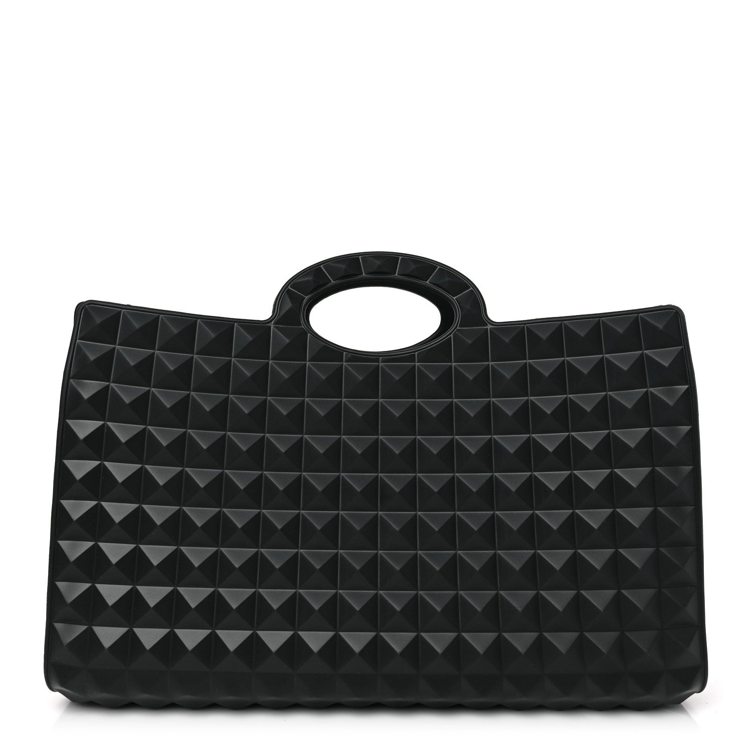Valentino Garavani Rubber Le Troisieme Tote Black 1 of 8