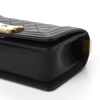 Chanel Caviar Quilted Small Boy Flap Black 6 of 10