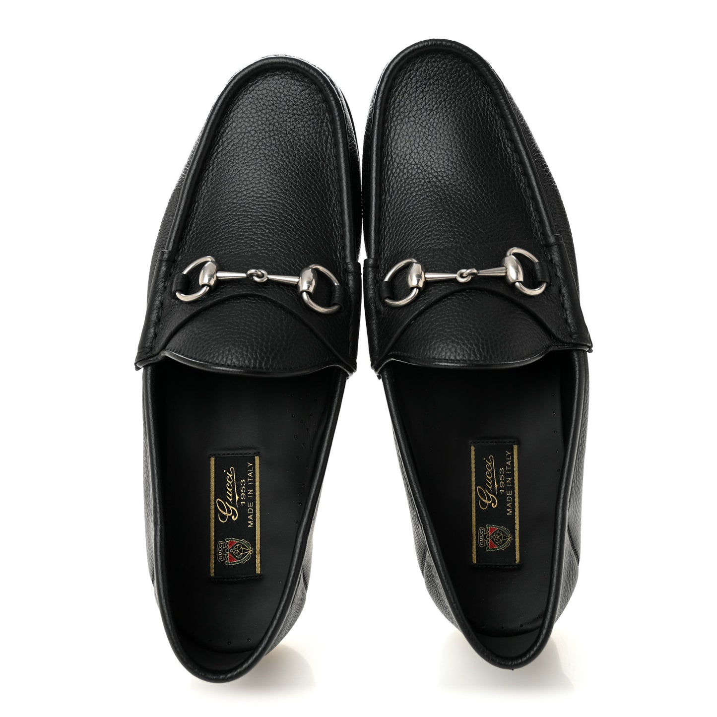 Bryanne Calfskin Mens 1953 Horsebit Loafers 10 Black