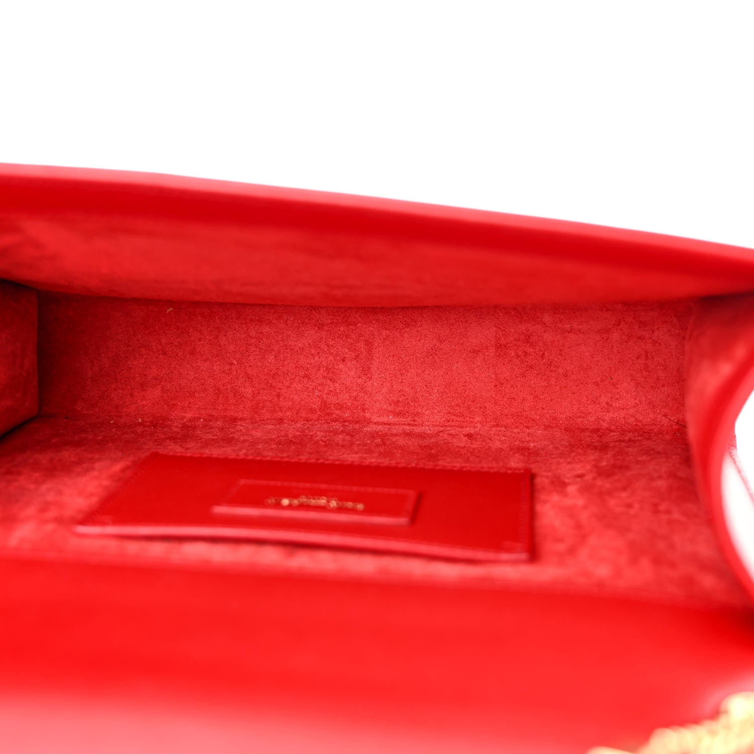 Saint Laurent Smooth Calfskin Medium Classic Monogram Kate Tassel Satchel Lipstick Red 5 of 15