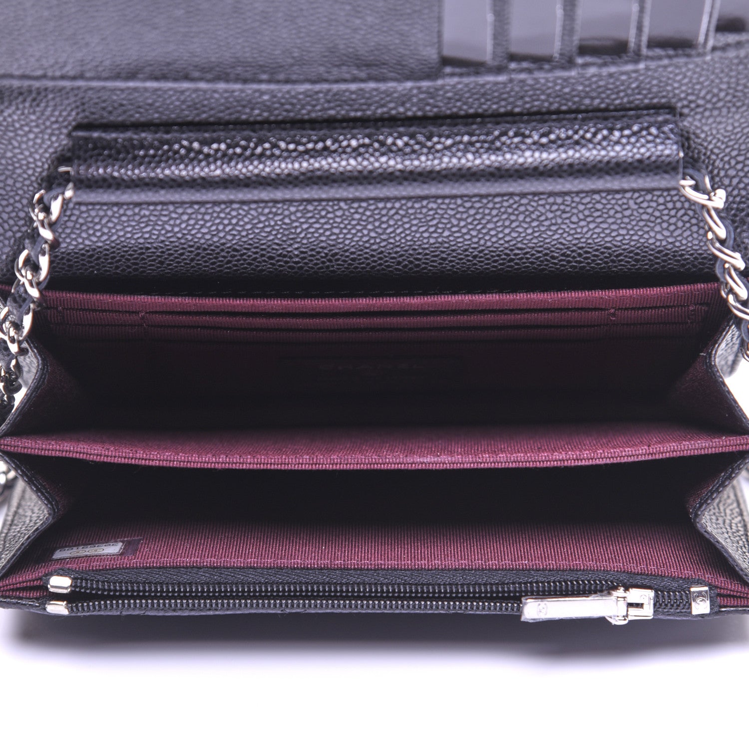 Chanel Caviar Quilted Mini Wallet On Chain WOC Black 5 of 13