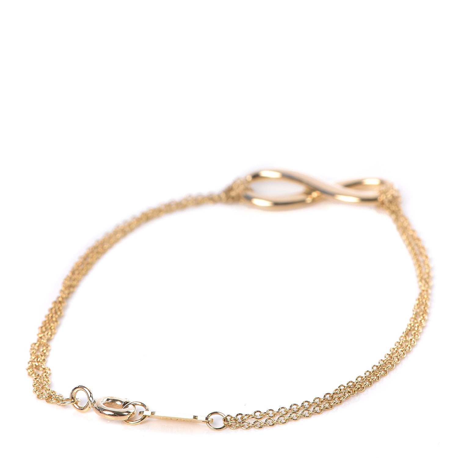 Tiffany 18K Yellow Gold Infinity Bracelet 3 of 6
