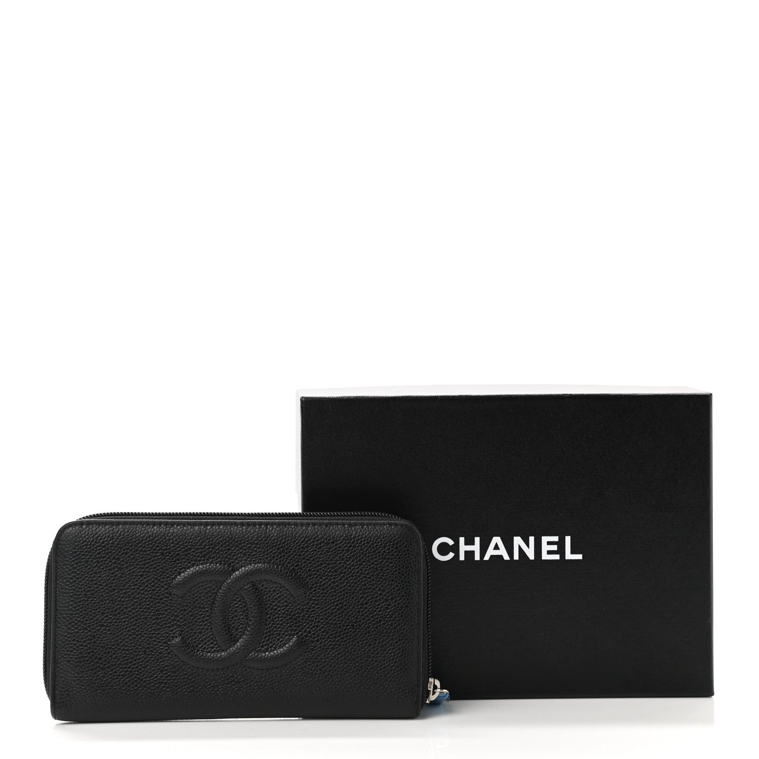 Chanel Caviar Large Timeless CC Zip Around Wallet Black 11 of 11