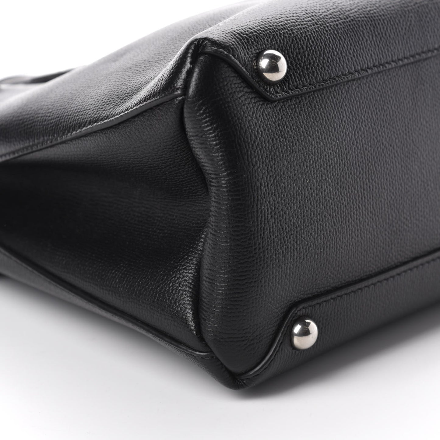 Derby Calfskin House Check Medium Banner Tote Black