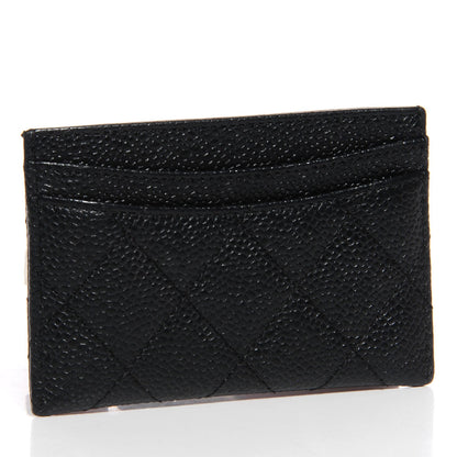 Chanel Caviar Quilted Card Holder Black 3 of 8