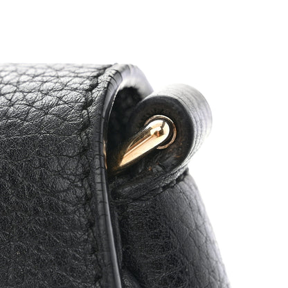 Gucci Pebbled Calfskin Medium Soho Flap Crossbody Black 11 of 14