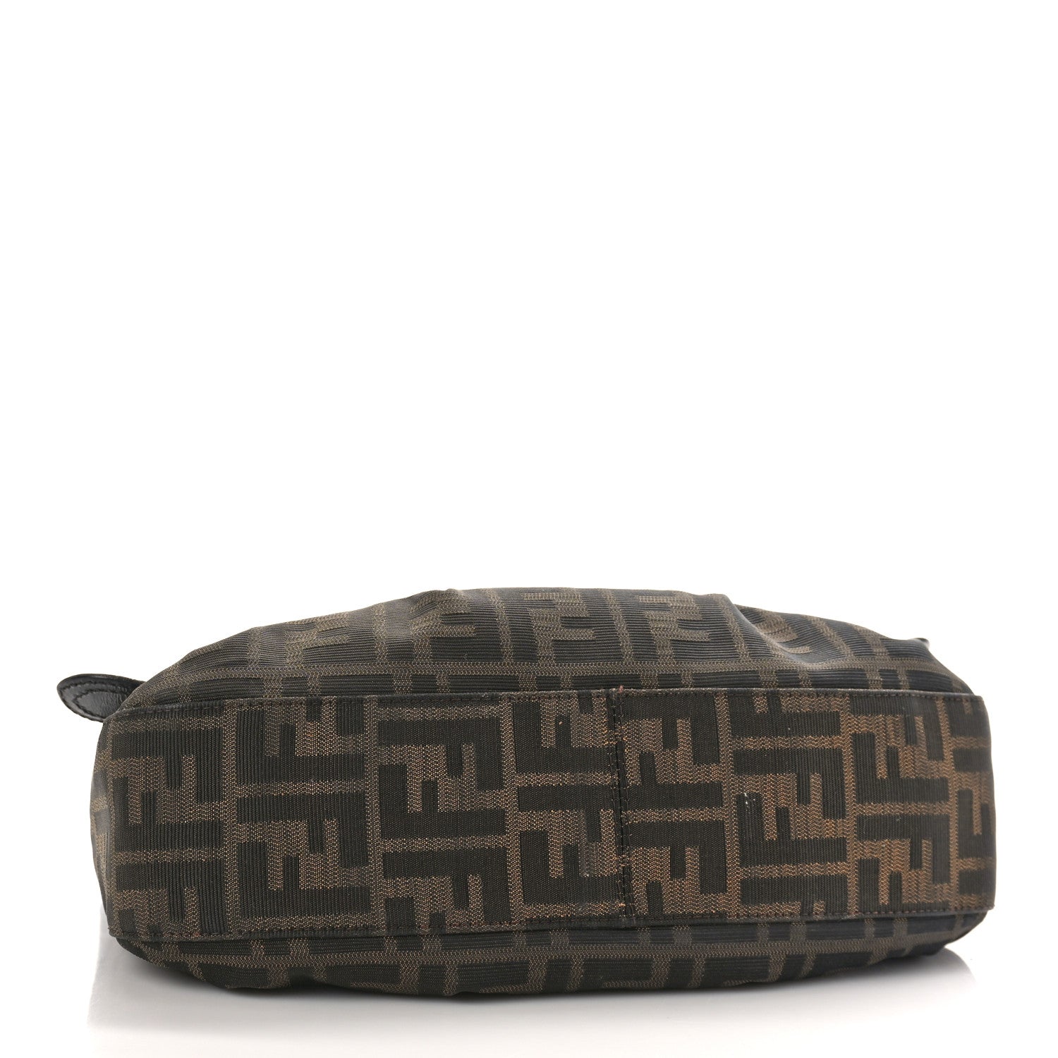 Fendi Zucca B Bis Flap Bag Tobacco Castagna 4 of 15