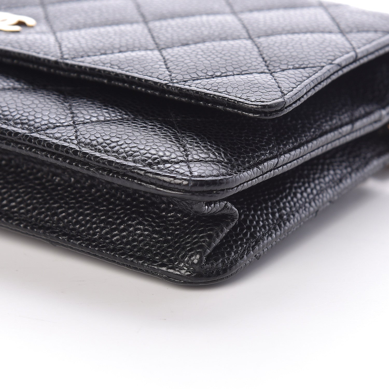 Chanel Caviar Quilted Wallet On Chain WOC Black 11 of 14