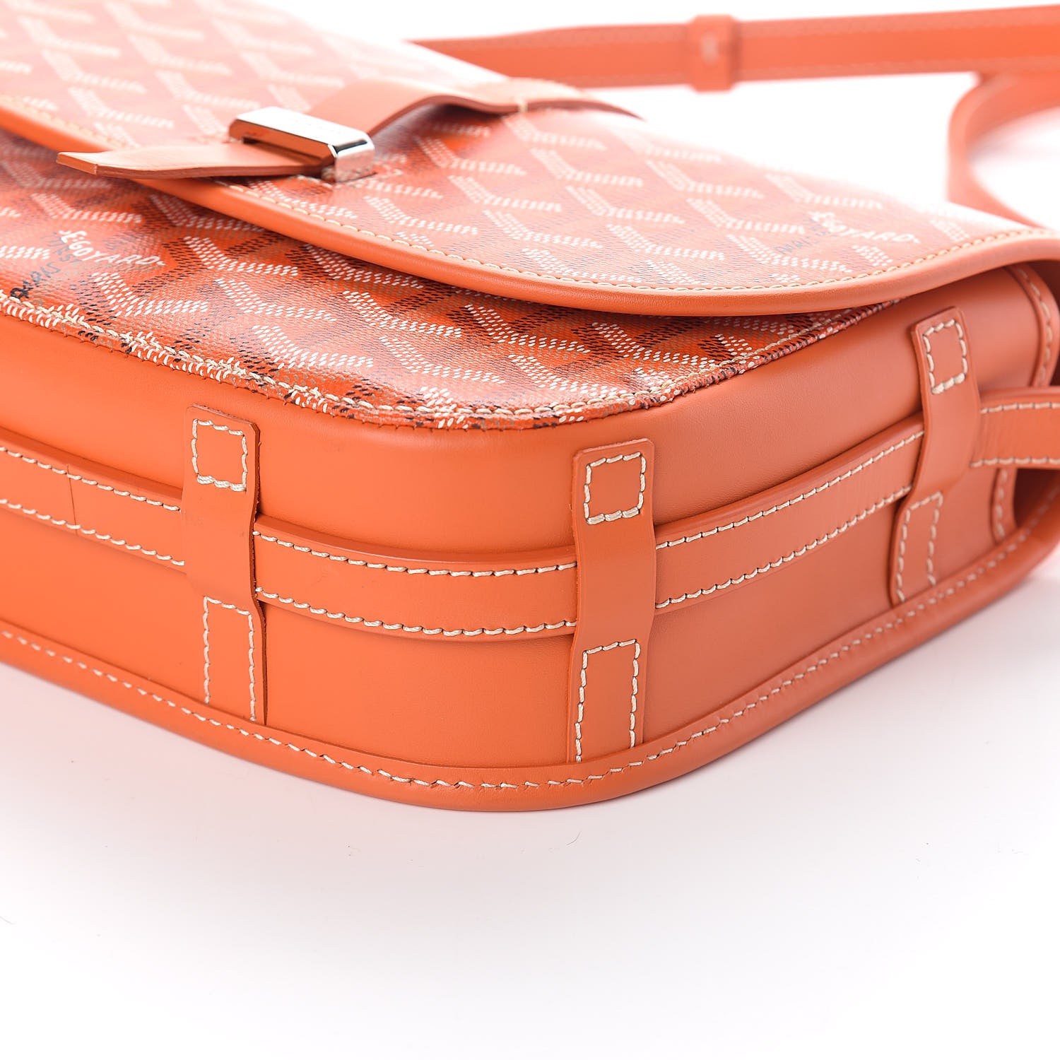 Goyard Goyardine Belvedere II PM Messenger Bag Orange 10 of 10