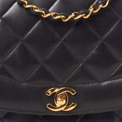 Chanel Lambskin Quilted Medium Single Flap Black 7 of 9