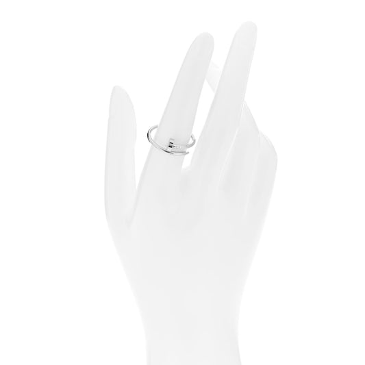18K White Gold Small Juste Un Clou Ring 56 7.5