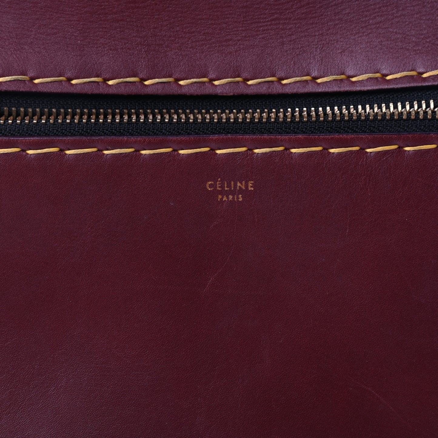 Smooth Calfskin Small Edge Shoulder Bag Burgundy