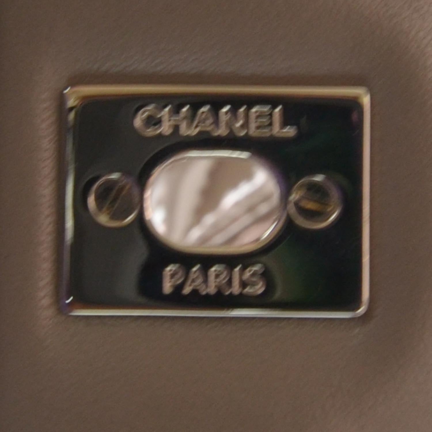 Chanel Patent Jumbo Double Flap Taupe 6 of 9