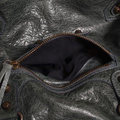 Balenciaga Agneau Classic Hardware S Sunday Tote Anthracite 10 of 12