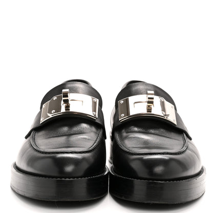 Hermes Calfskin Womens Hot Loafer 38 Black 39.5 Black 3 of 11