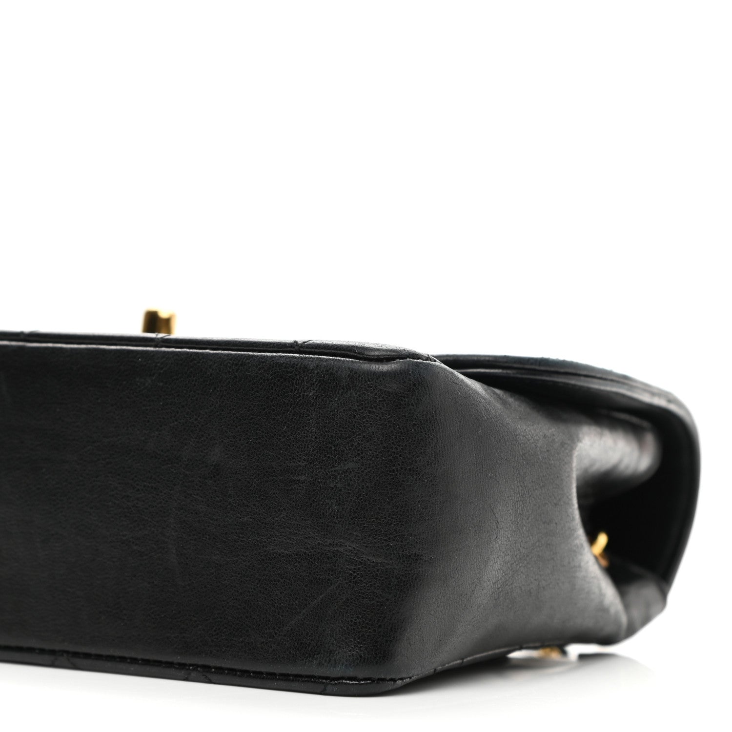 Chanel Lambskin Quilted Medium Single Flap Black 11 of 13