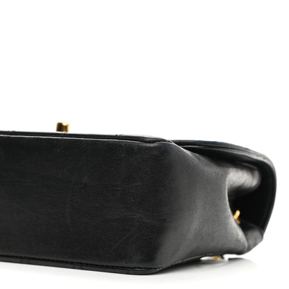 Chanel Lambskin Quilted Medium Single Flap Black 11 of 13