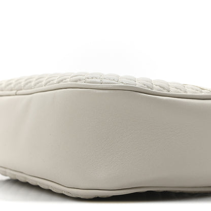 Saint Laurent Lambskin Quilted Victoire Camera Bag Blanc Vintage 10 of 10