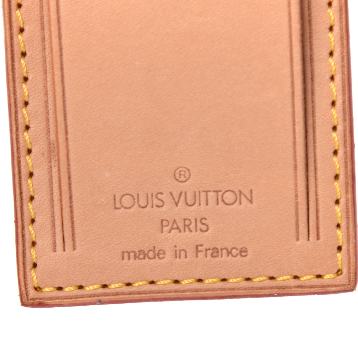 Louis Vuitton Vachetta Luggage Tag 3 of 4