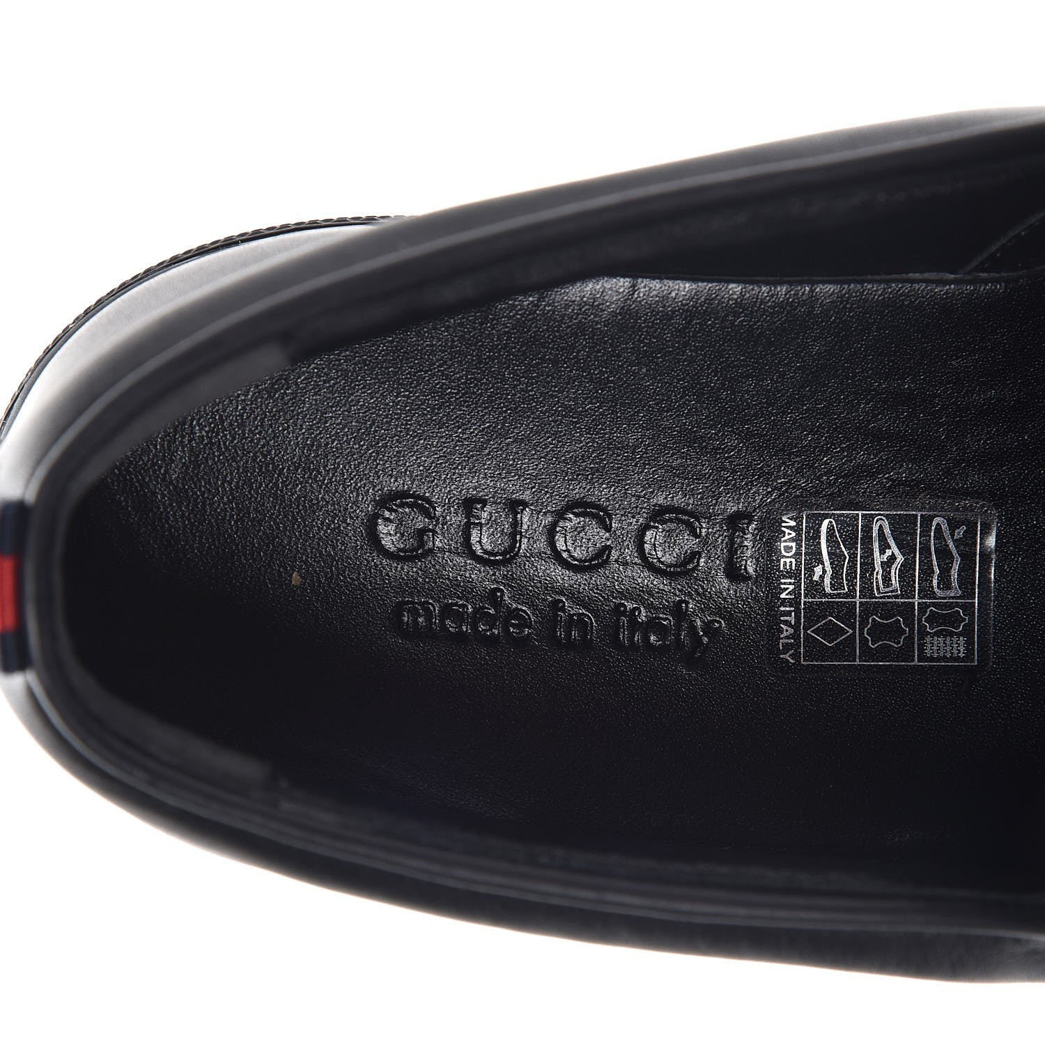 Gucci GG Supreme Monogram Mens Slip On Sneaker 6 Black 8 of 9