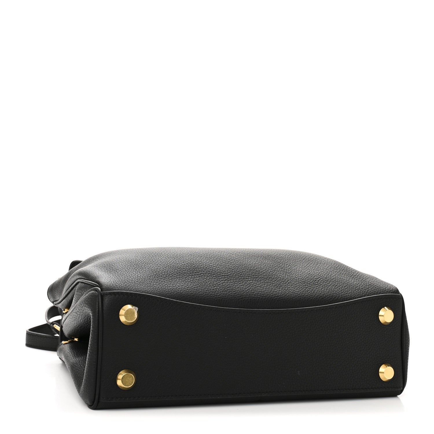 Balenciaga Grained Calfskin Small Rodeo Top Handle Handbag Black 4 of 9