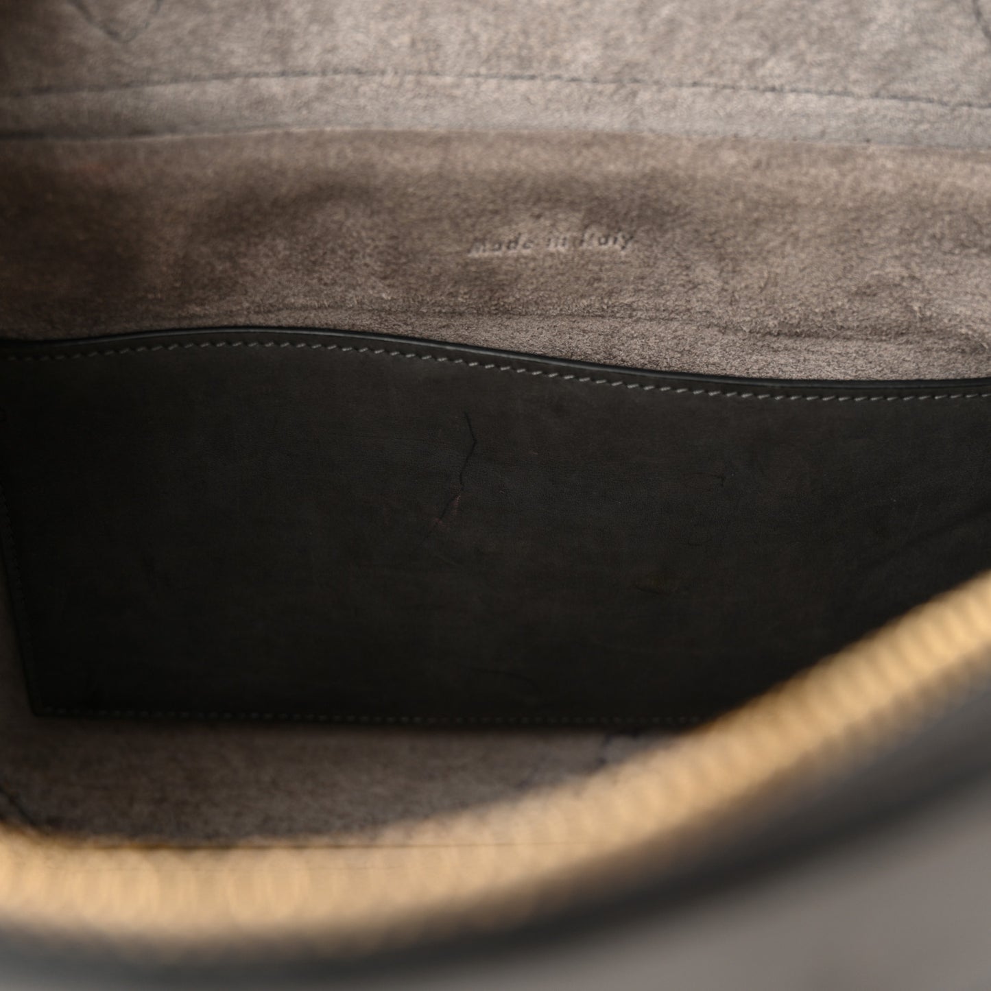 Smooth Calfskin Micro Belt Bag Grey