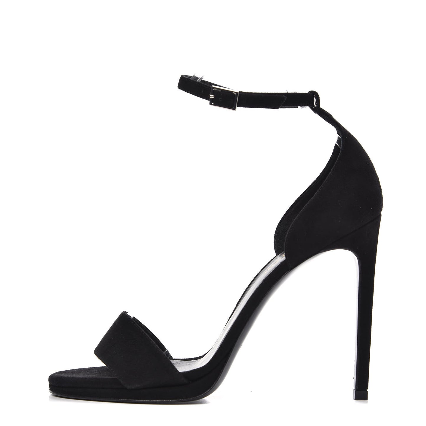 Kid Scamosciato Jane 105 Ankle Strap Sandals 38.5 Nero