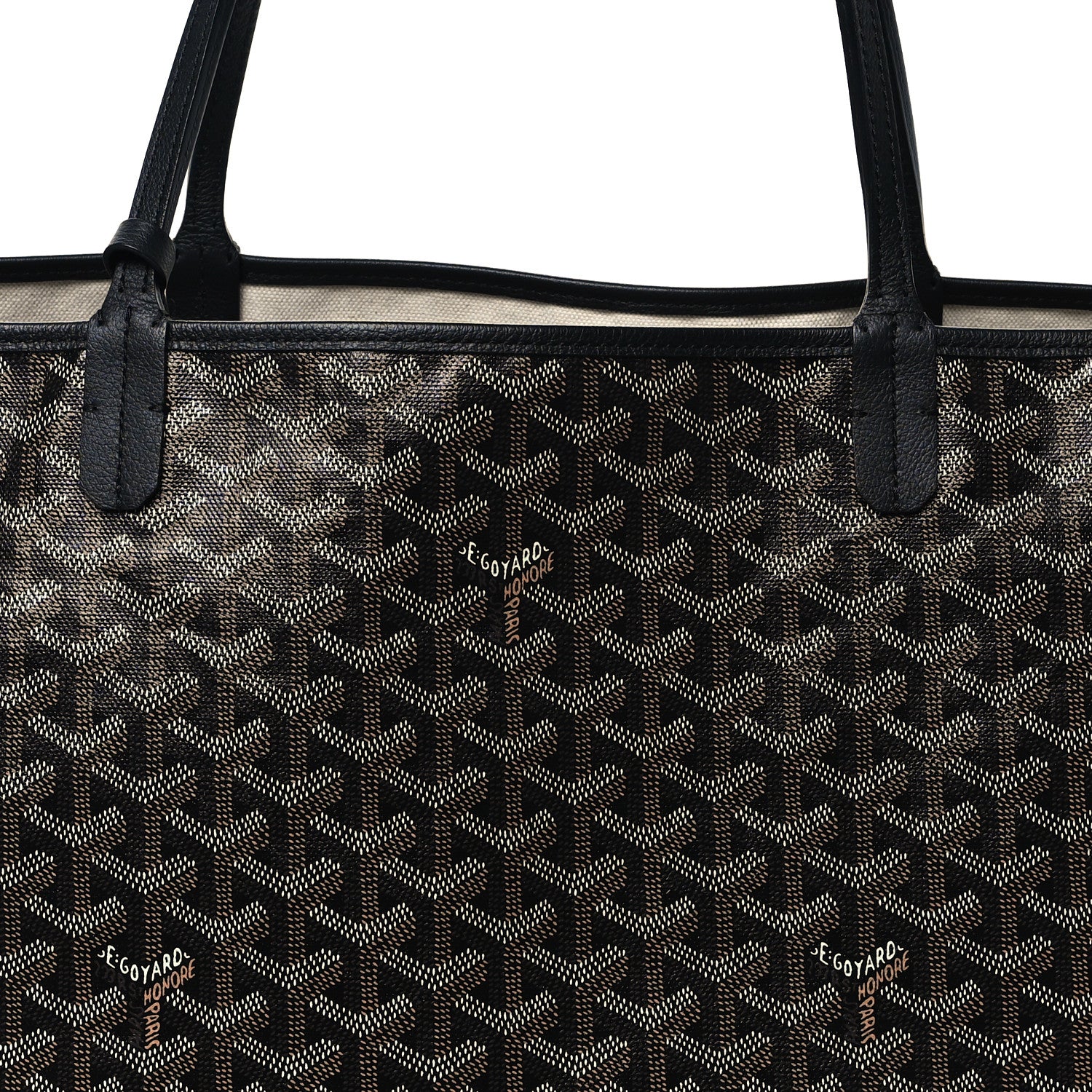 Goyard Goyardine Saint Louis GM Black 8 of 10
