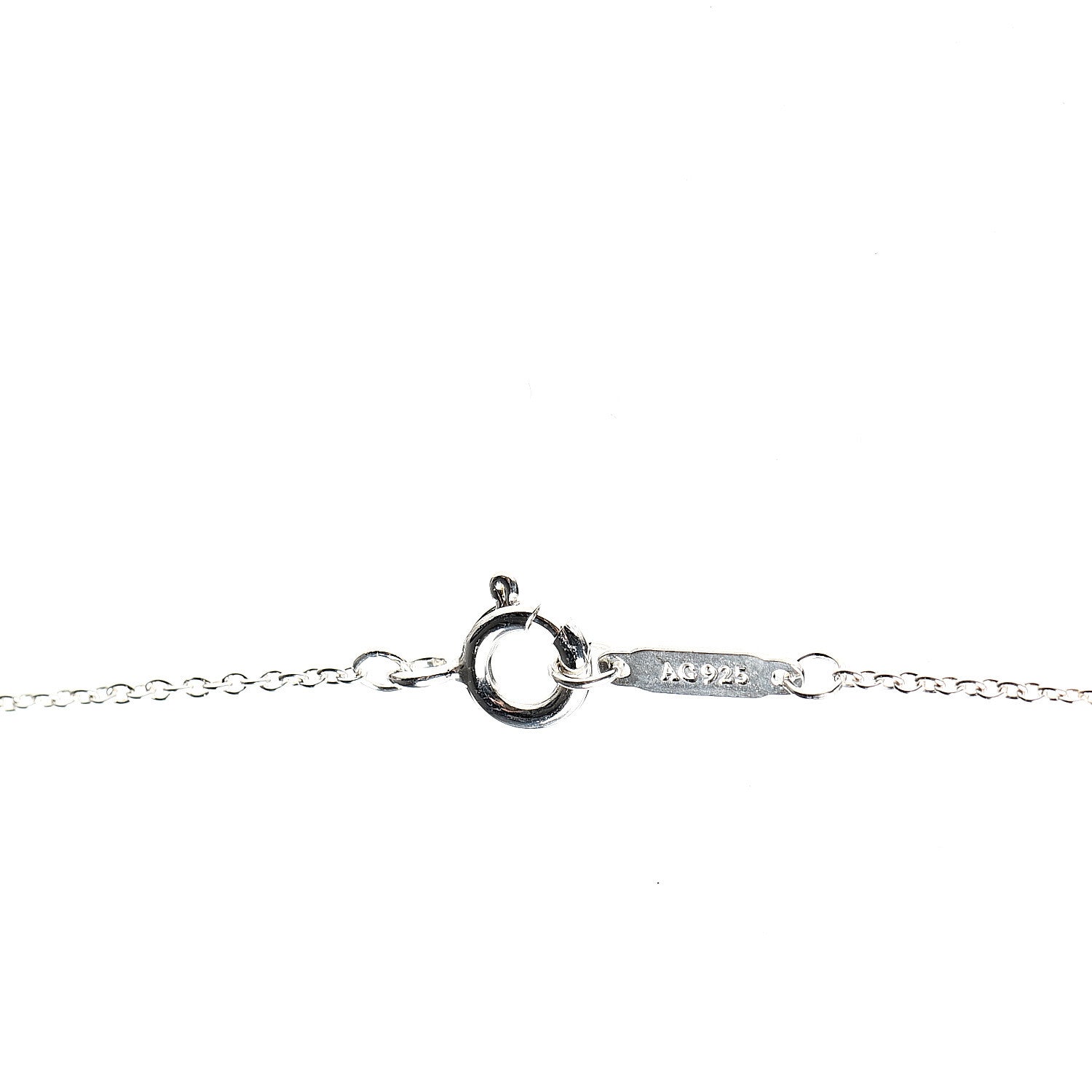Tiffany Sterling Silver Rubedo 1837 Circles Pendant Necklace 3 of 5