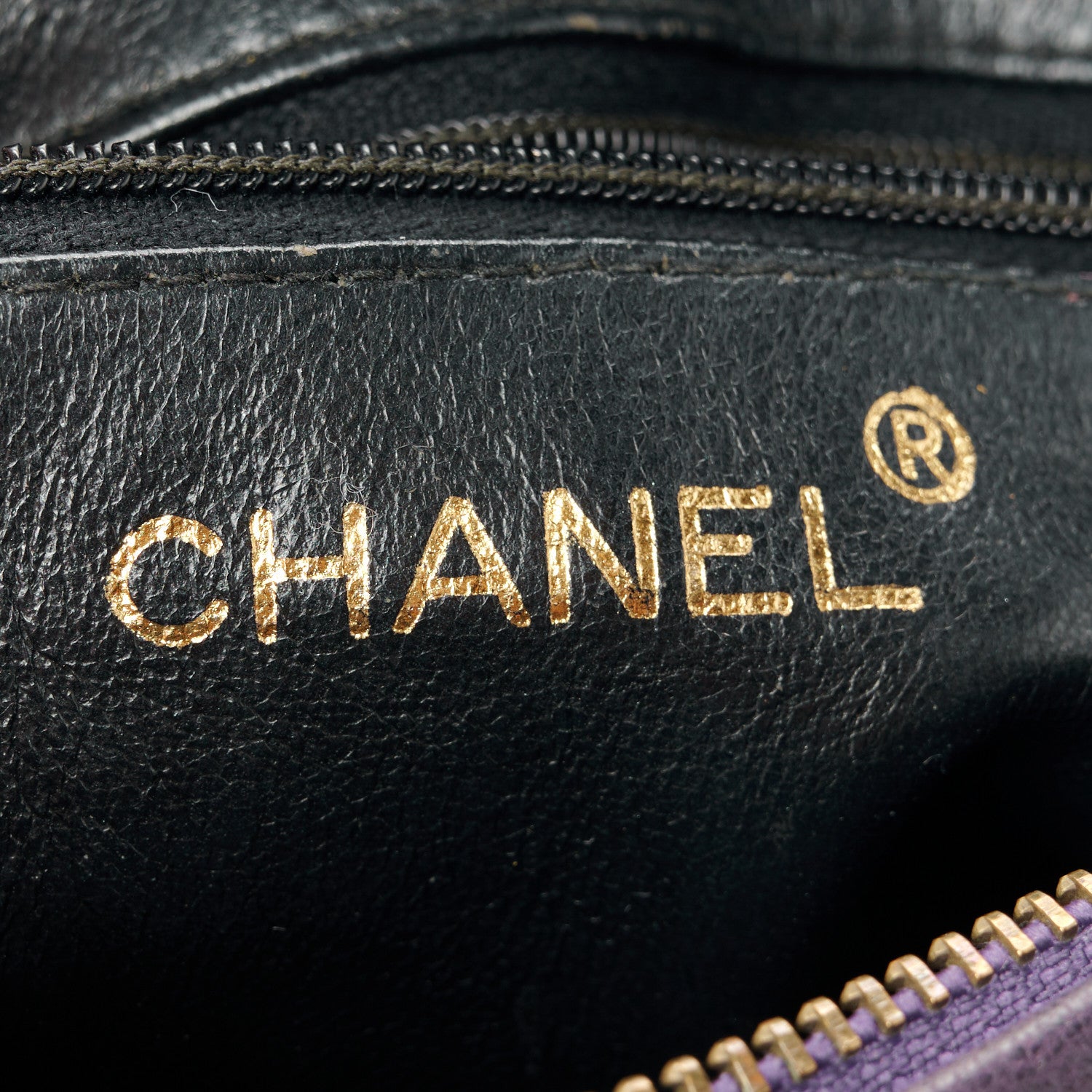 Chanel Lambskin CC Tassel Camera Case Purple 7 of 10