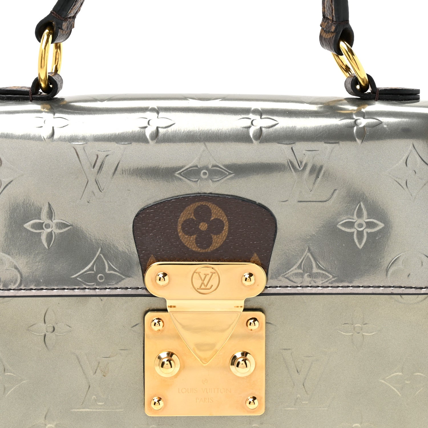 Louis Vuitton Vernis Epi Monogram Spring Street Bitume Metallise 7 of 11