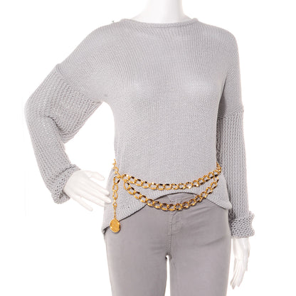 Chanel Chain 31 Rue Cambon Medallion Belt Gold 2 of 7