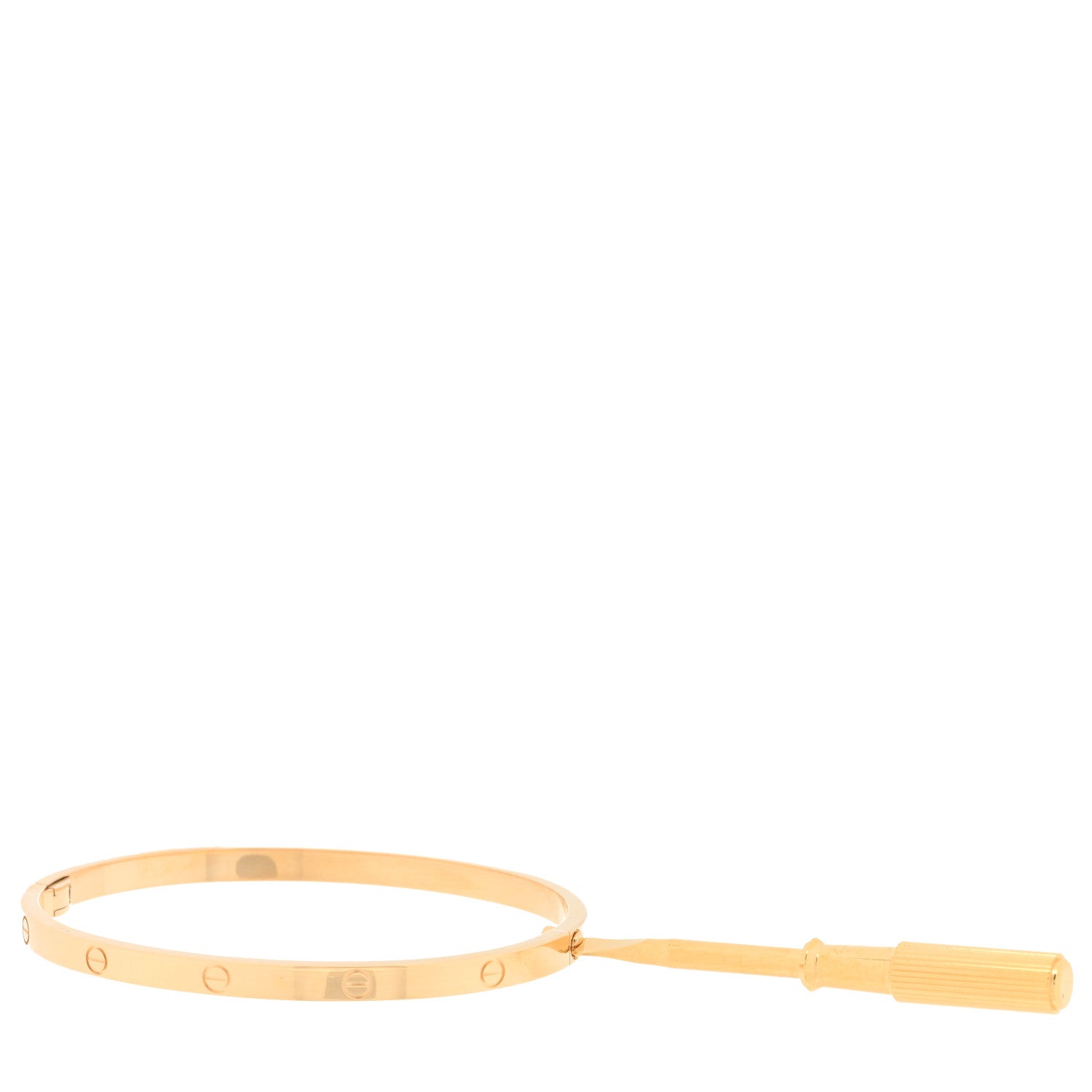 Cartier 18K Yellow Gold Small LOVE Bracelet 16 4 of 5
