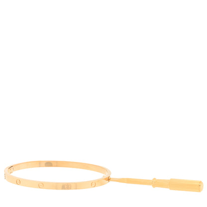 Cartier 18K Yellow Gold Small LOVE Bracelet 16 4 of 5