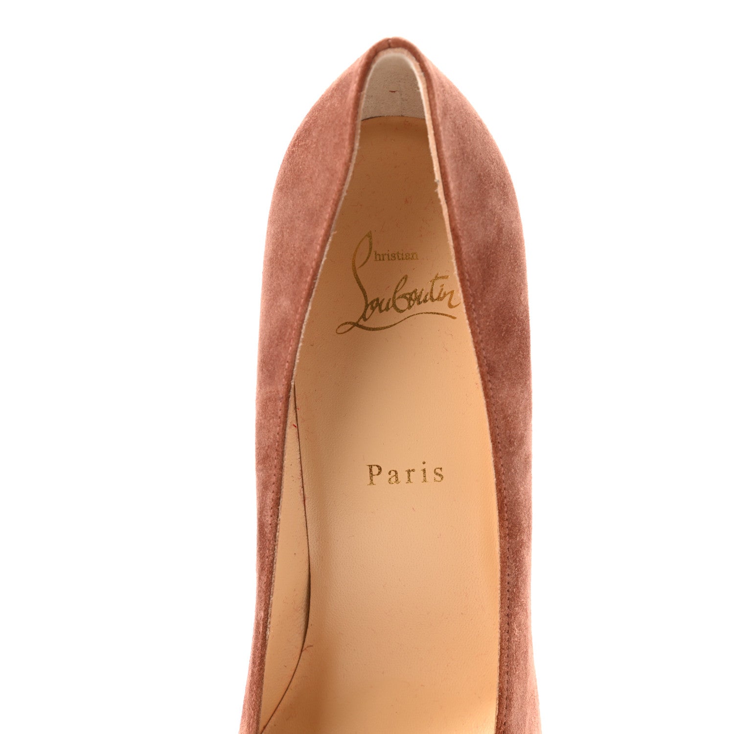 Christian Louboutin Veau Velours Kate 85 Pumps 40 Ecorce 7 of 9