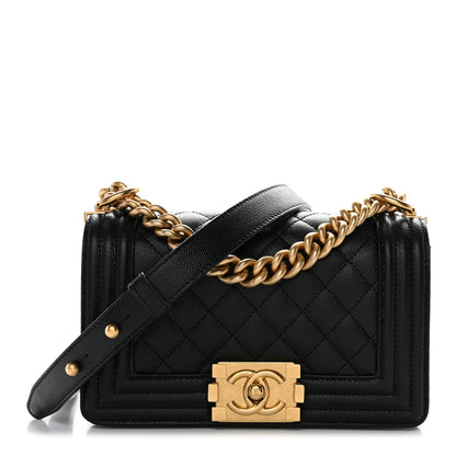 Chanel Caviar Quilted Small Boy Flap Black 1 of 13