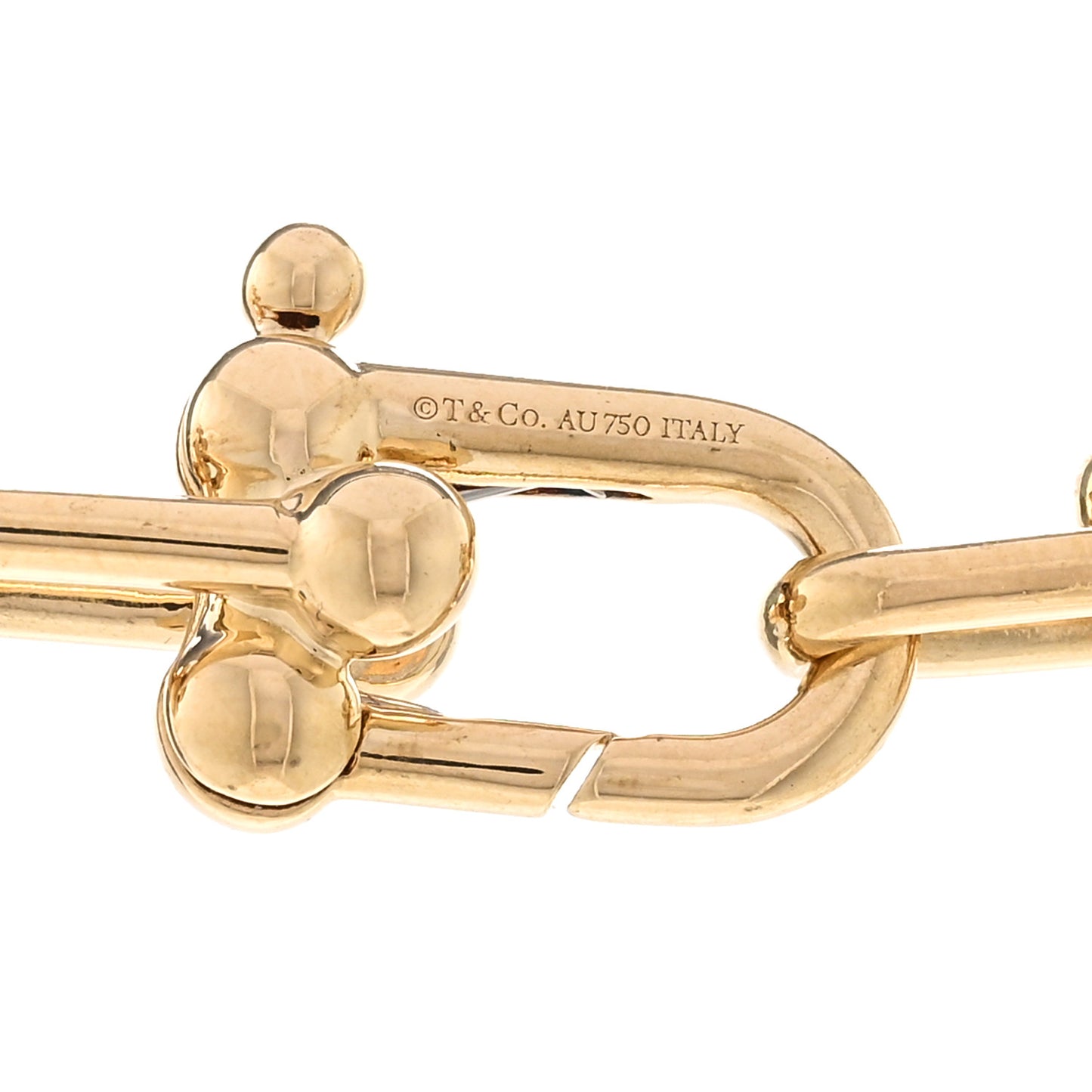 18K Yellow Gold Small HardWear Link Necklace