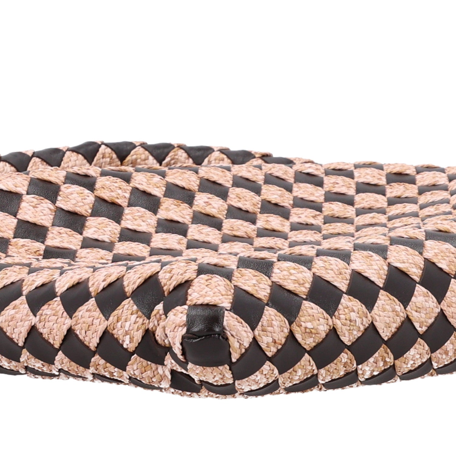 Bottega Veneta Nappa Raffia Intrecciato Small Hop Fondant Natural 8 of 9